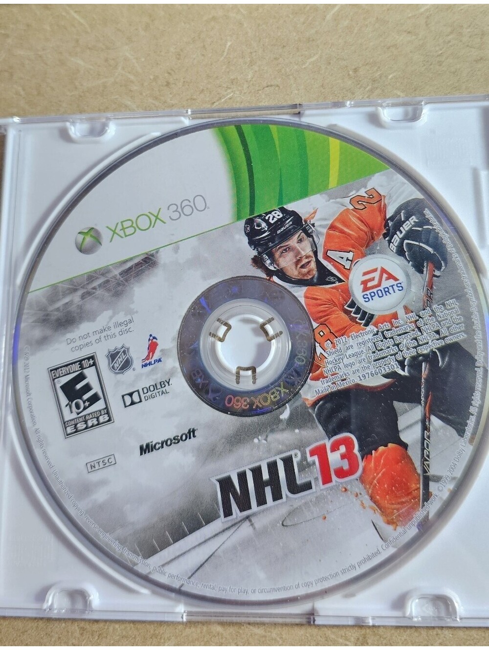 NHL 13 (Microsoft Xbox 360, 2012) TESTED!!!